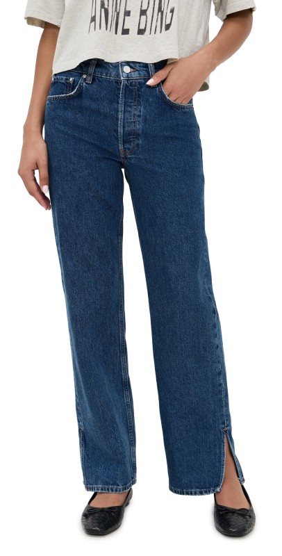 ANINE BING Roy Jeans Washed Blue