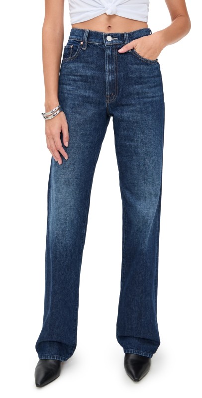 MOTHER The Rambler Zip Heel Jeans Unplugged