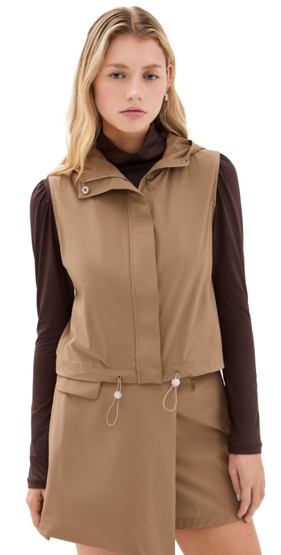 Byrdie Golf Social Wear Guide Vest Camel