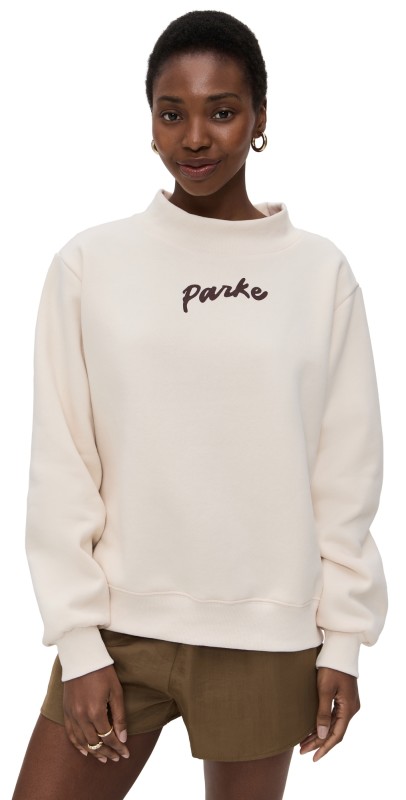 PARKE Miami Mock Neck Cream