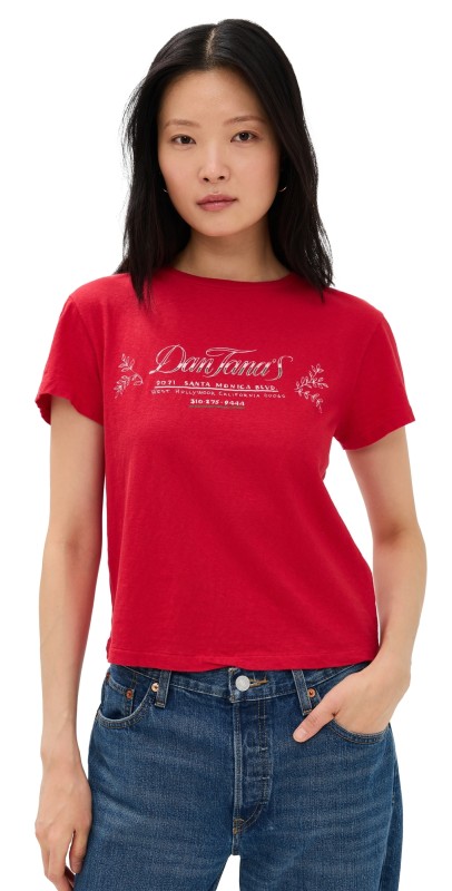 RE/DONE Dan Tanas Classic Tee Red