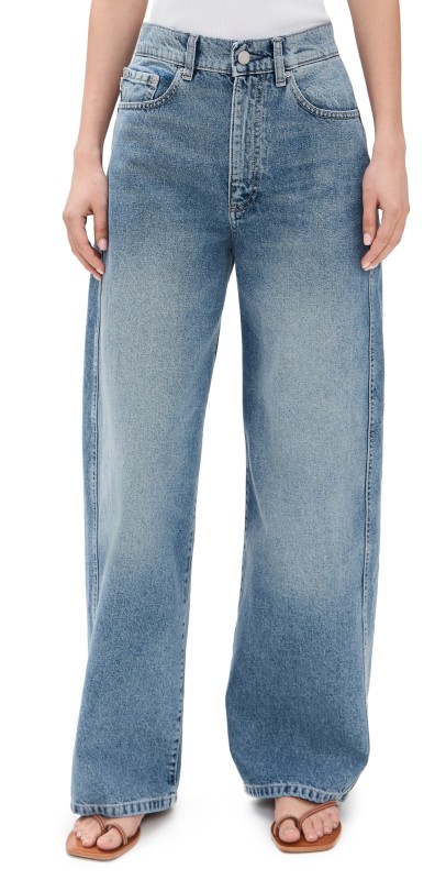 DL1961 Taylor Relaxed Barrel Ultra High Rise Jeans Salt Lake (Vintage)