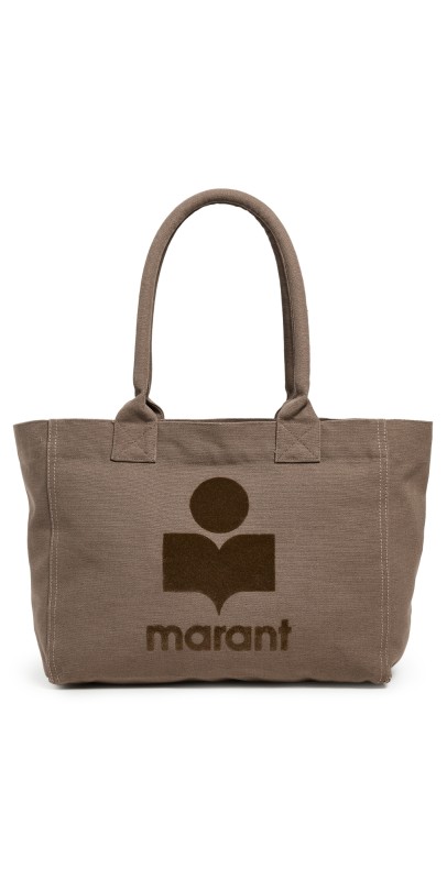 Isabel Marant Yenky Zipped Tote Khak