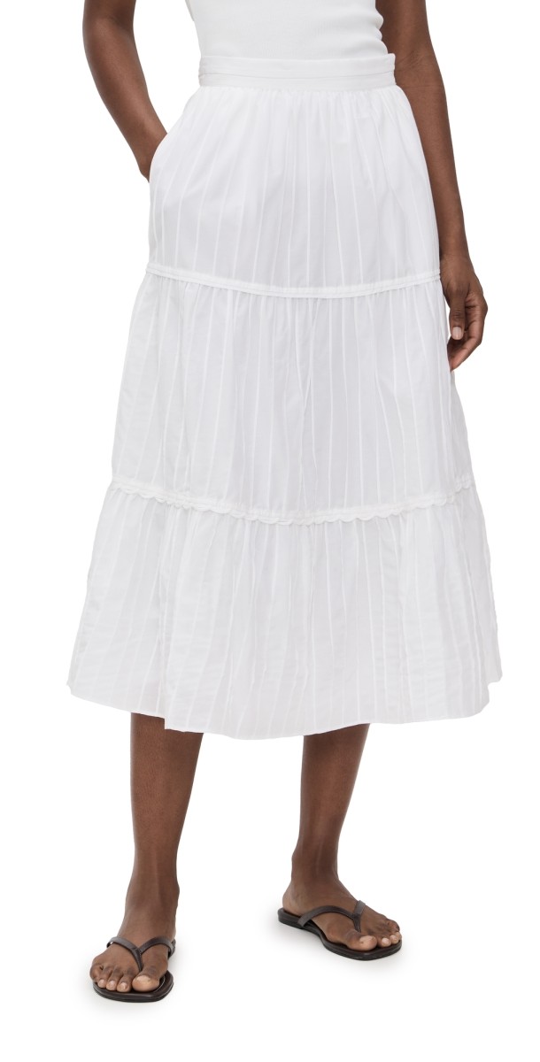 La Ligne Esme Skirt Ivory