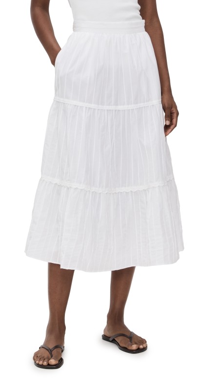 La Ligne Esme Skirt Ivory
