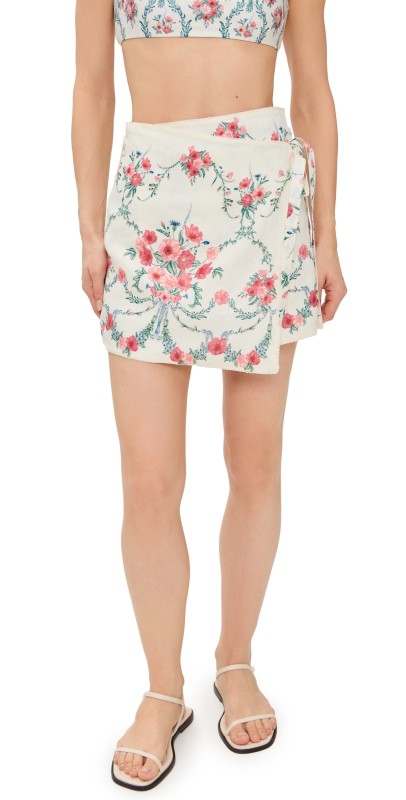 Agua by Agua Bendita Luna Mosqueta Skirt Multicolor