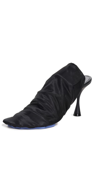 Marni Black Stretch-Tulle Moonlight Sandals Black