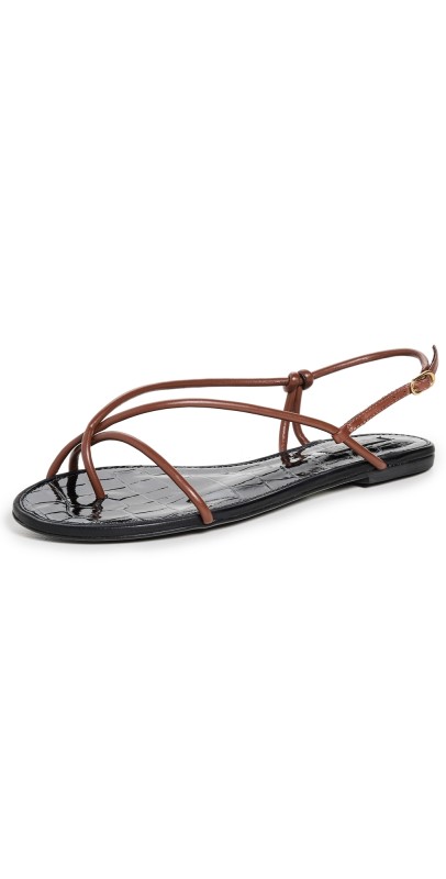 Schutz Malta Flat Sandals Sauvage