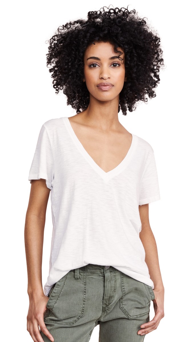 PAIGE Zaya Tee White