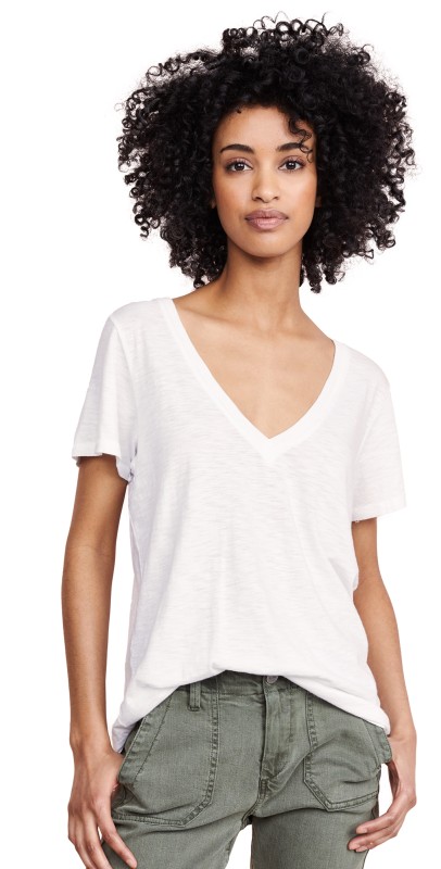 PAIGE Zaya Tee White