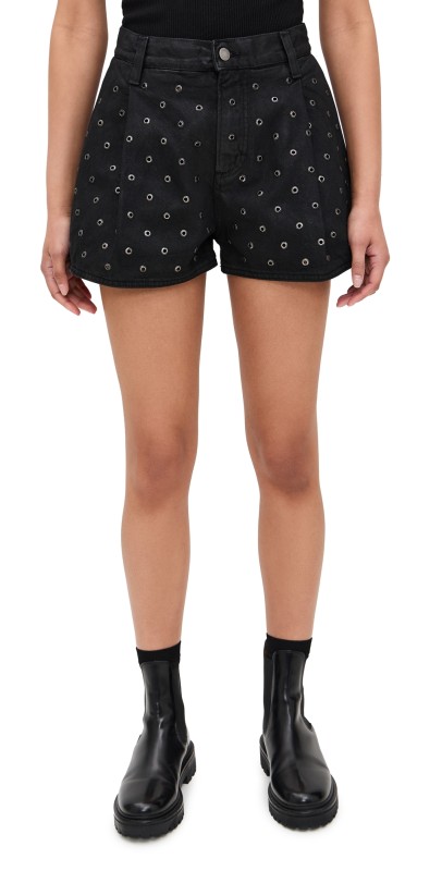 HAIKURE Ashley Carbon Wash Shorts Carbon Wash