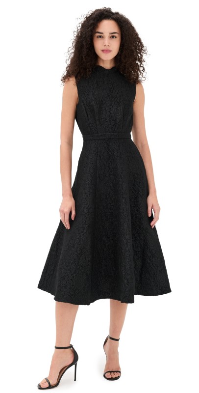 SALONI Flora Dress Noir Rose
