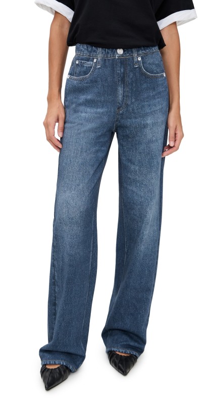 rag & bone Miramar Terry Wide Leg Pants Scrlt