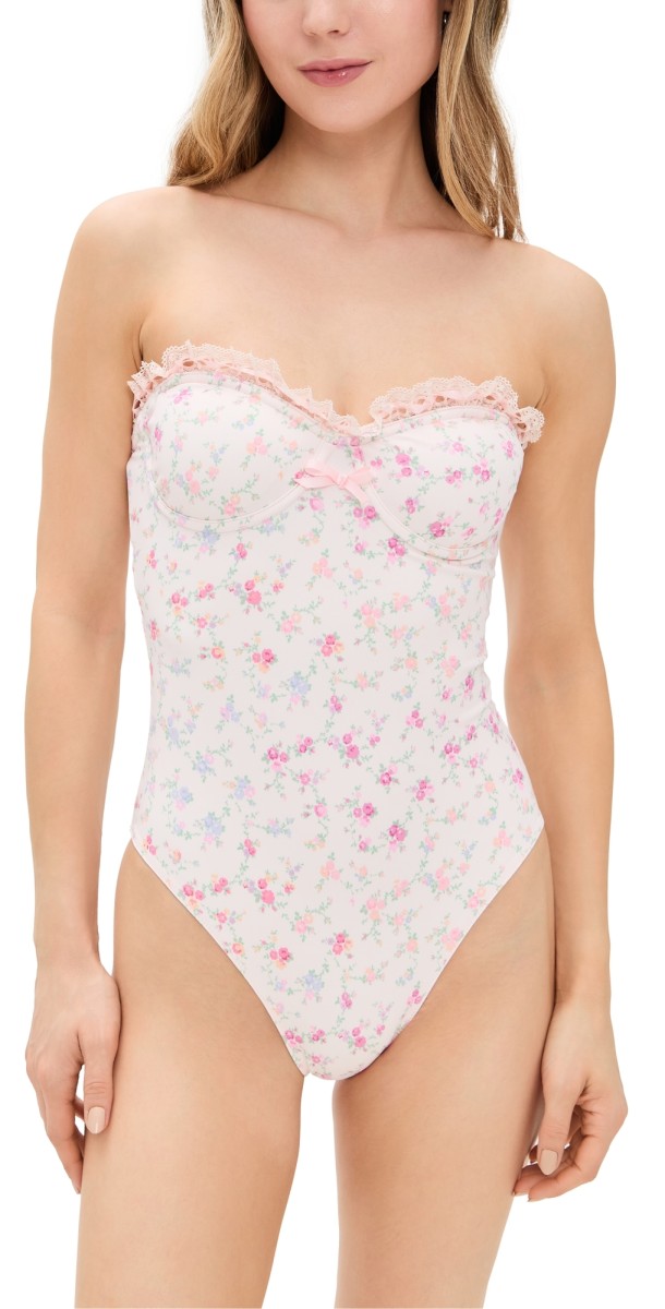 LoveShackFancy Brooksie One Piece Confetti Bloom