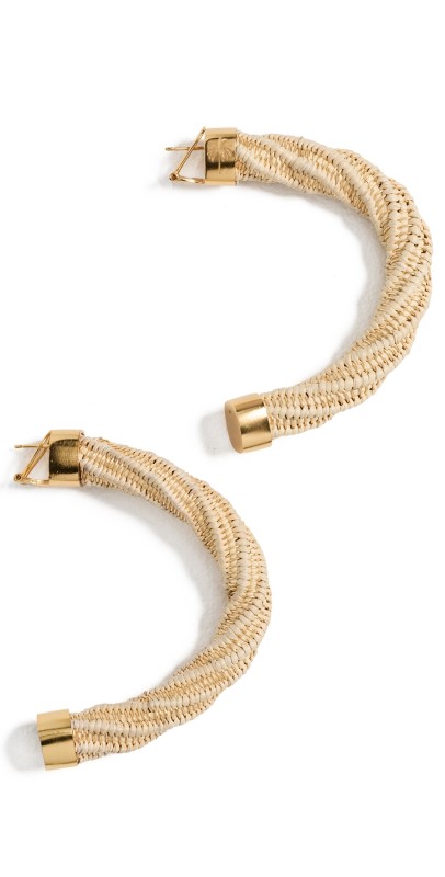 Johanna Ortiz Ecru/Gold Flamenco Harmony Earrings Ecru/Gold