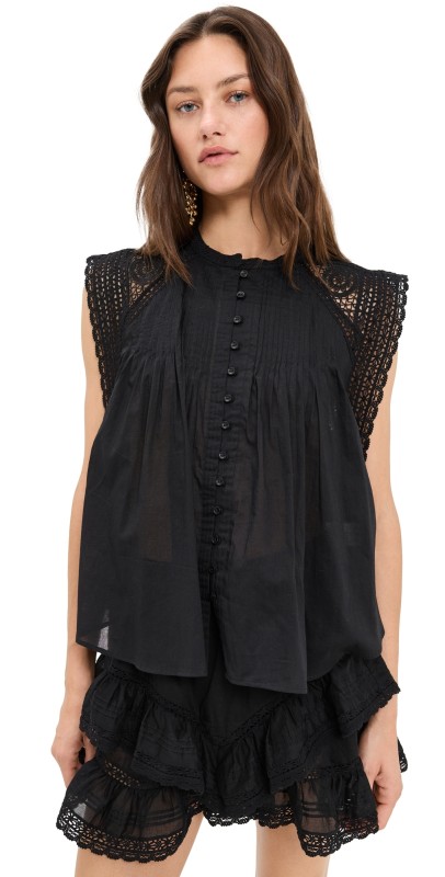 Isabel Marant Étoile Gresia Blouse Light Pink