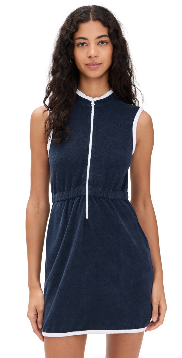 KULE The Terry Dress Navy