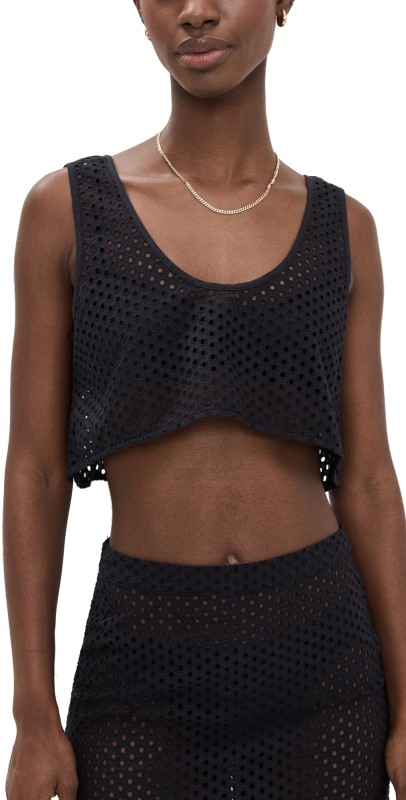 Solid & Striped The Minka Top Noir