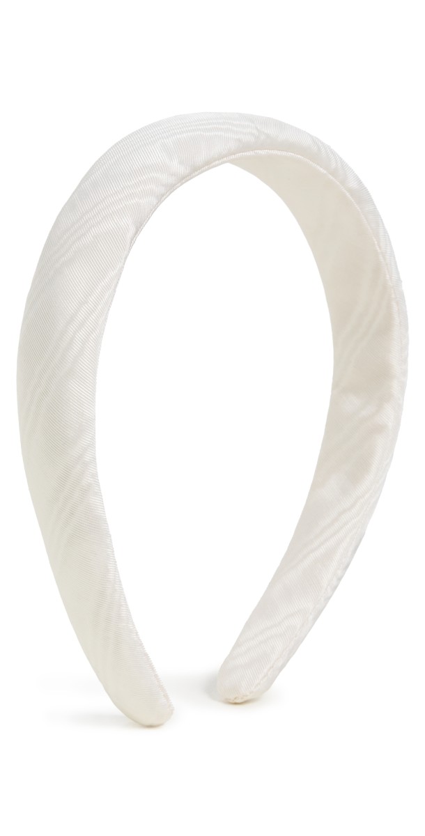 Loeffler Randall Marina Puffy Headband CREAM MOIR