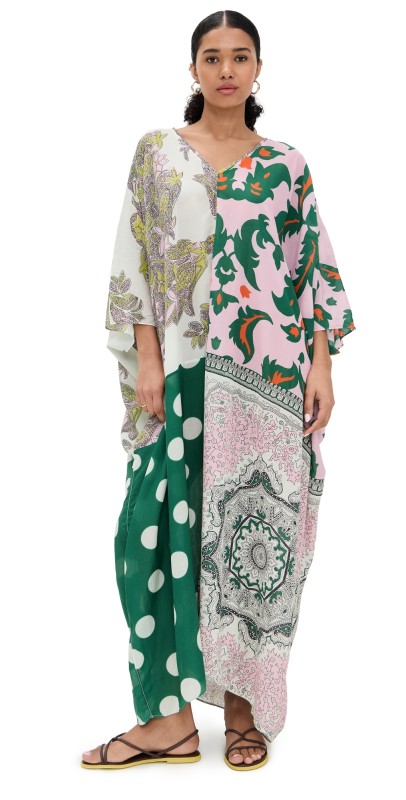 ESSENTIEL ANTWERP Hansas Printed Kaftan Combo1 Off White