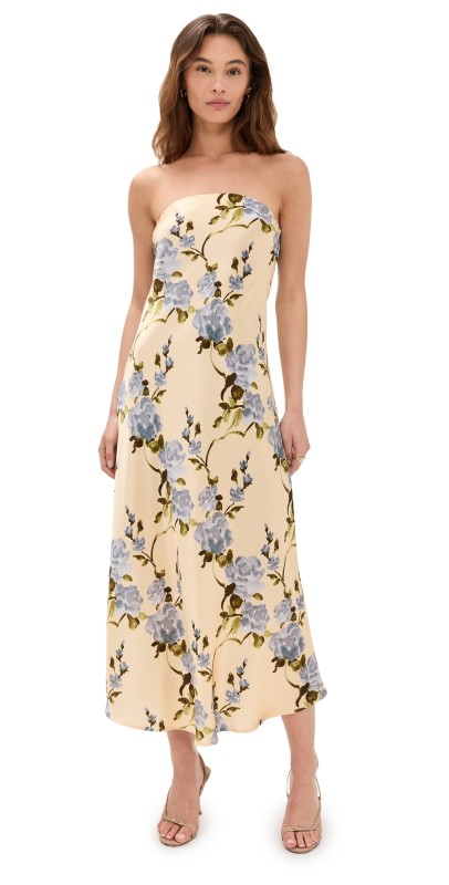 CAMI NYC Noelle Dress Moonflower Watercolor