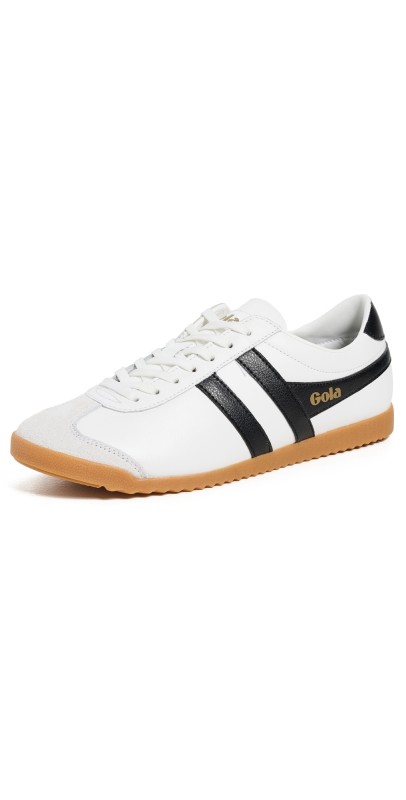 Gola Bullet Leather Sneakers White/Black/Gum