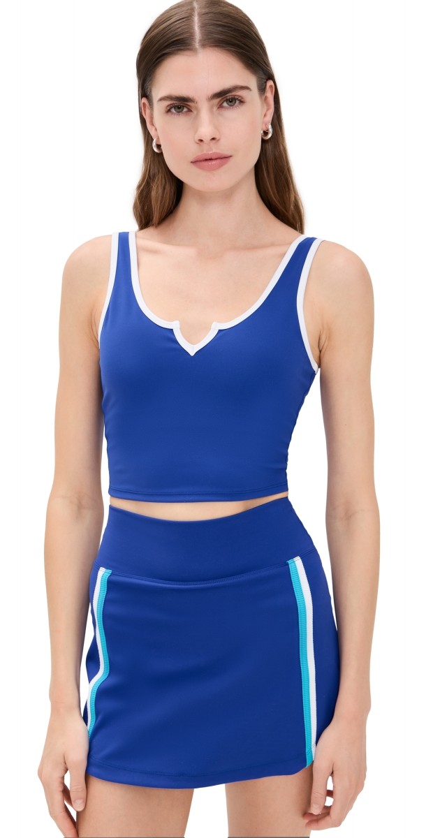 Beach Riot Josie Top Riviera Azure