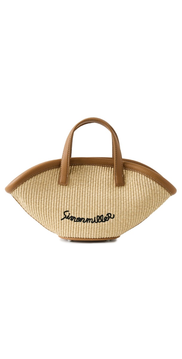 SIMONMILLER Mini Mercado Tote Natural/Black