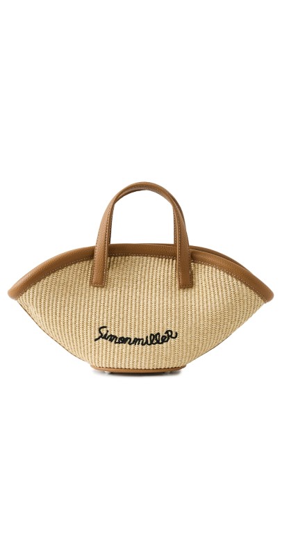 SIMONMILLER Mini Mercado Tote Natural/Black
