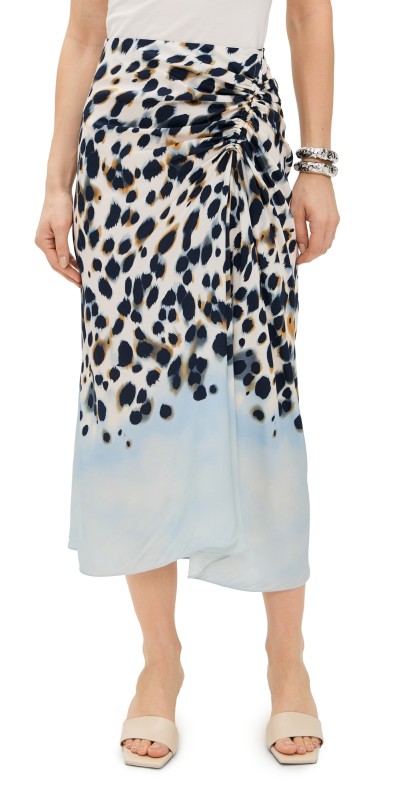 A. L.C. Grace Skirt Navy/Light Blue