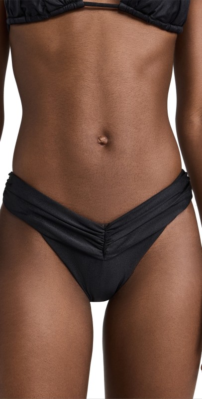 Bananhot Ella Covered Bikini Bottoms Black