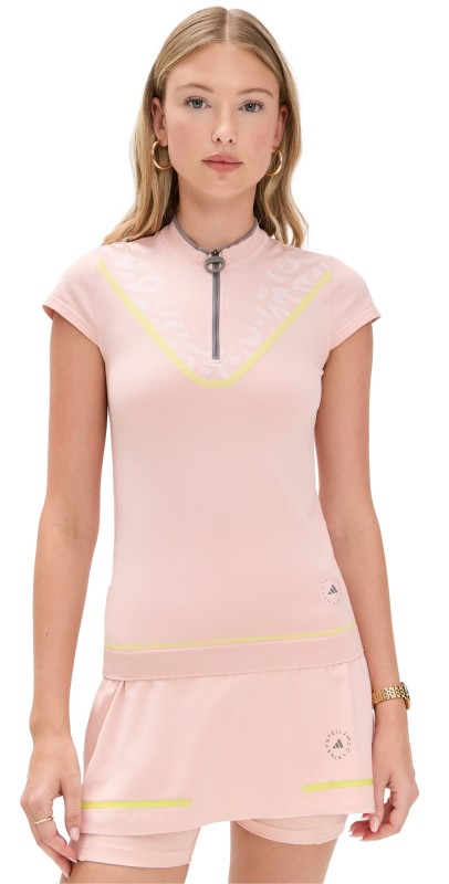 adidas by Stella McCartney TrueNature Golf Polo Shirt Vapor Pink