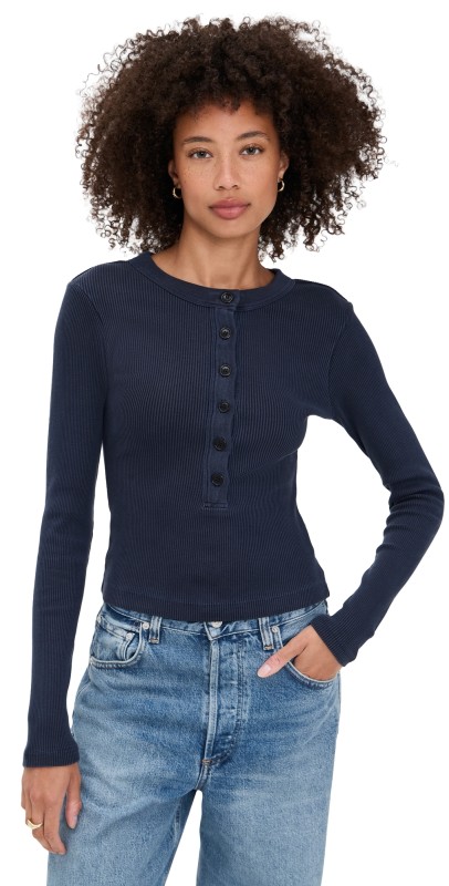 Citizens of Humanity Varra Henley Mineral Navy