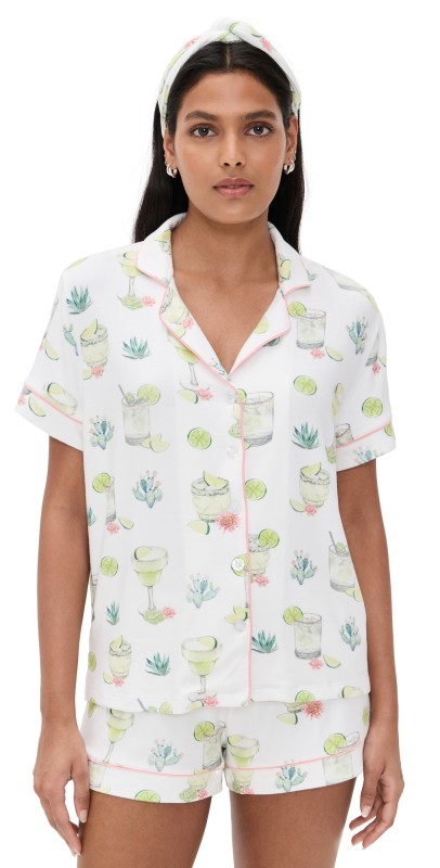 PJ Salvage Limes & Sunshine 3-Piece PJ Set Ivory