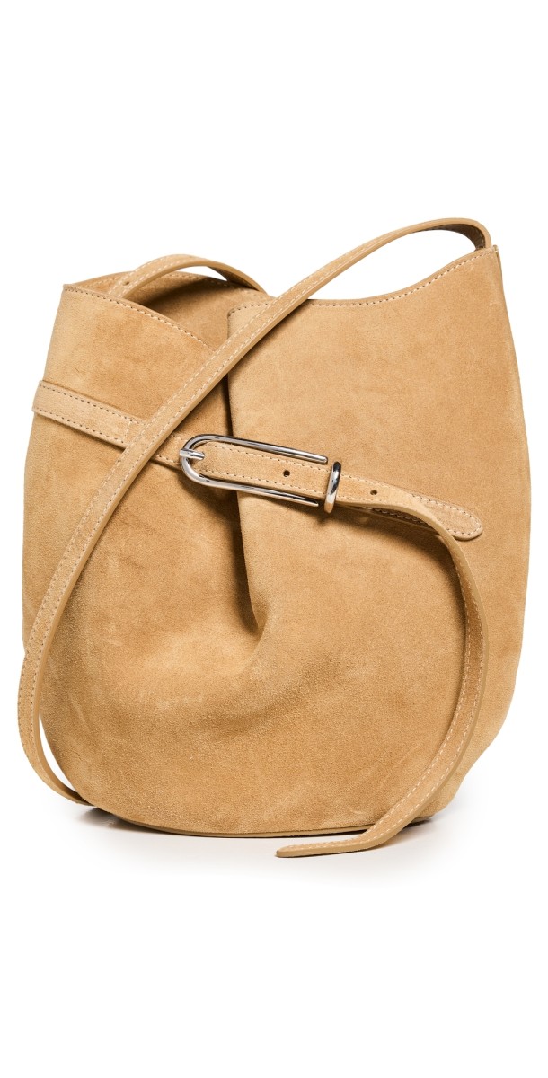 Liffner Belted Bucket Bag Beig
