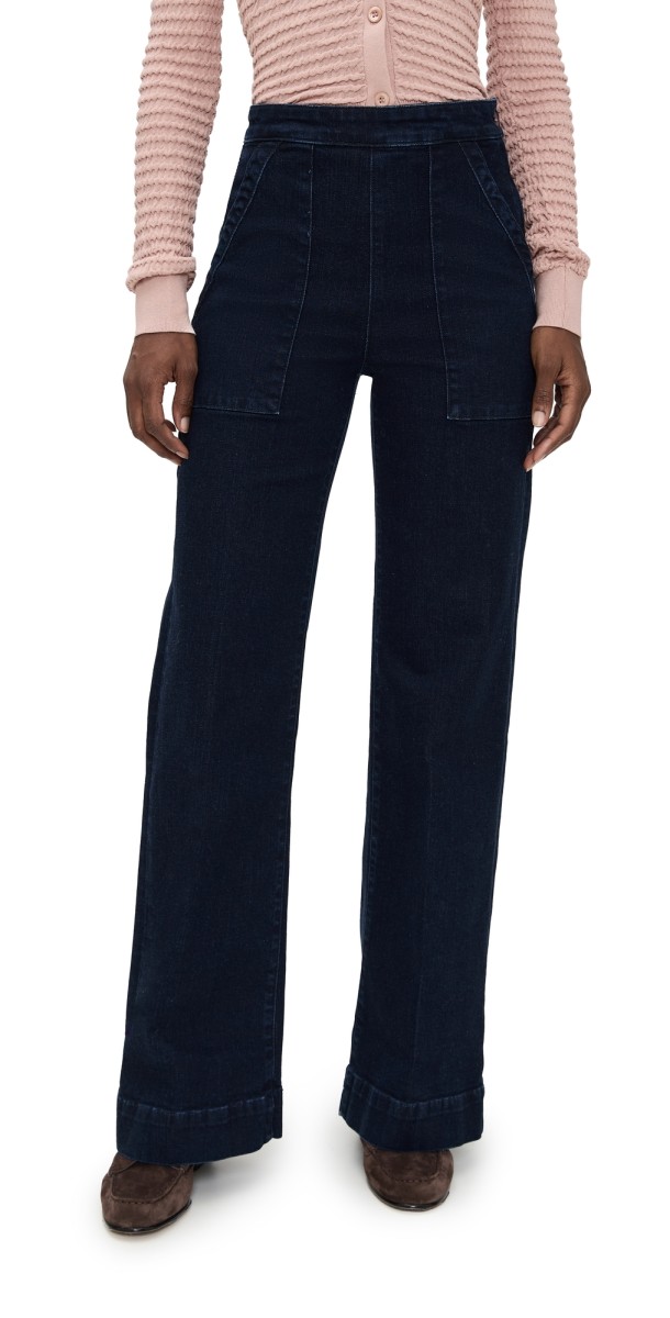 Joe's Jeans The Side Zip Wide Leg Jeans Dont Worry