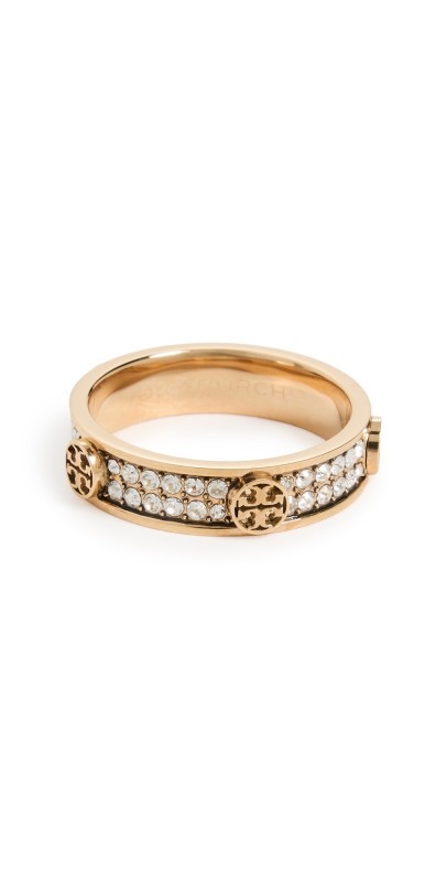 Tory Burch Miller Stud Ring Tory Gold / Crystal