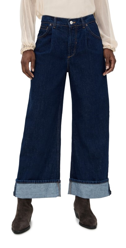 Free People Alia Wide Leg Jeans Hawthorne