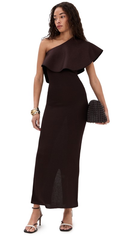 Altuzarra Vivi Maxi Dress Charred Oak