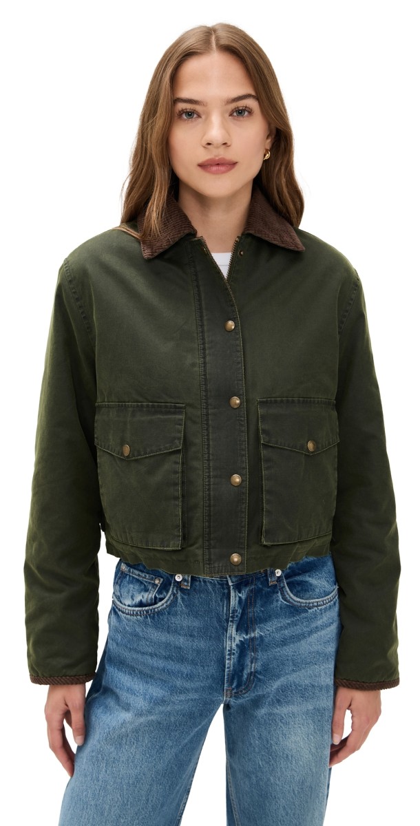 BLANKNYC Catching a Break Jacket Hunter Green