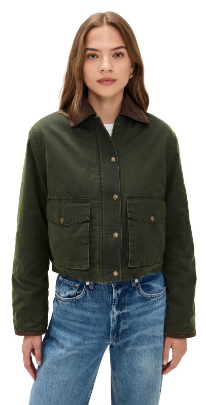 BLANKNYC Catching a Break Jacket Hunter Green