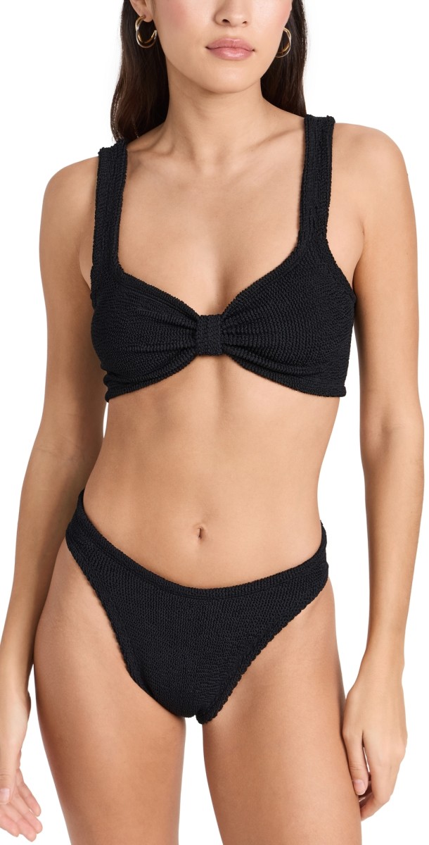 Hunza G Bonnie Bikini Black