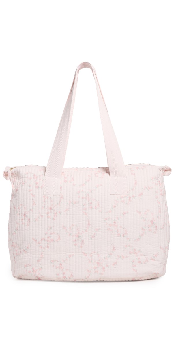 LoveShackFancy Oran Weekender Bag Apple Blossom