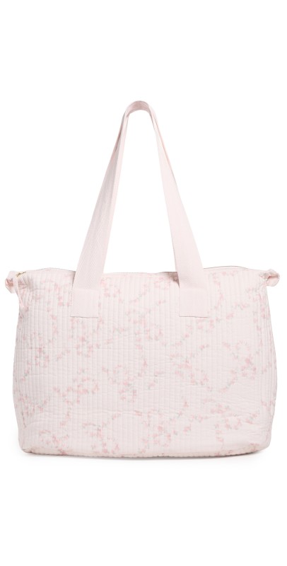LoveShackFancy Oran Weekender Bag Apple Blossom