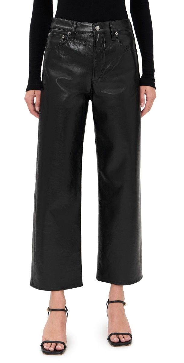 AGOLDE Ren High Rise Wide Leg Jeans Detox