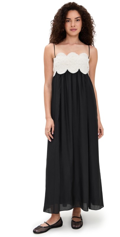 CAMI NYC Iona Dress Macadamia/Black