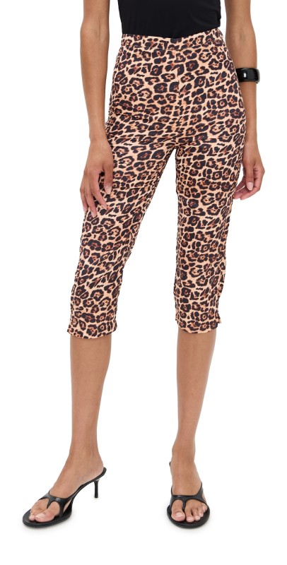 Azeeza Shreya Capri Pants Leopard