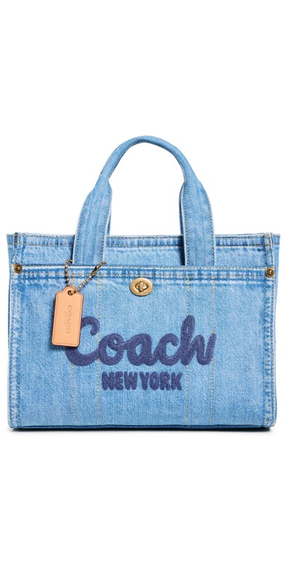 Coach Denim Cargo Tote 26 B4/Indigo