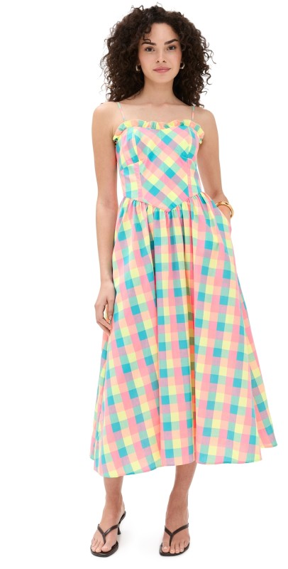 Hunter Bell Corey Dress Key Largo Plaid