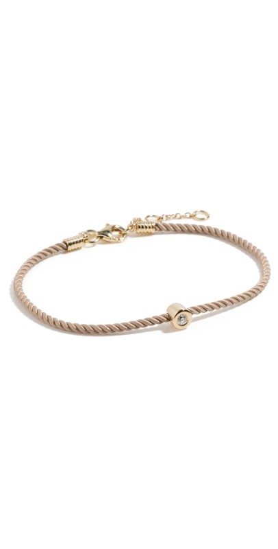 EF Collection 14k Diamond Pillow Cord Bracelet Sandsto